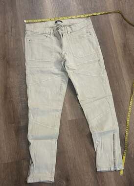 BDG Skinny Paneled Biker Moto Jeans with Ankle Zippers
